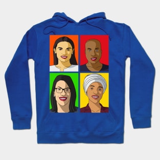 AOC The Squad Democrat Party Feminist Hoodie